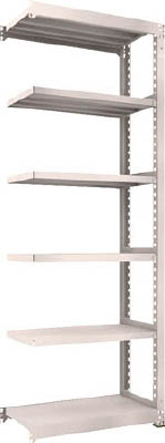 ＴＲＵＳＣＯ　Ｍ５型中量棚　９００Ｘ４７１ＸＨ２４００　６段　連結　ネオグレー＿