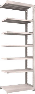 ＴＲＵＳＣＯ　Ｍ５型中量棚　９００Ｘ４７１ＸＨ２４００　７段　連結　ネオグレー＿