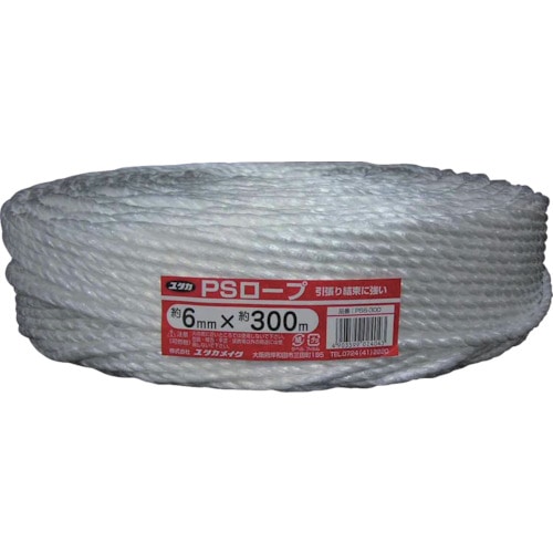 ユタカ　ロープ　ＰＳロープ　６ファイ×３００ｍ＿