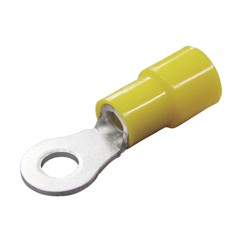 ニチフ　絶縁被覆付丸形圧着端子　ＴＭＥＸ　５．５－４　黄　５０個入り