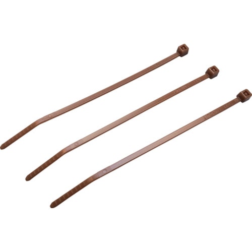 パンドウイット　ナイロン結束バンド　茶　（１００本入）＿