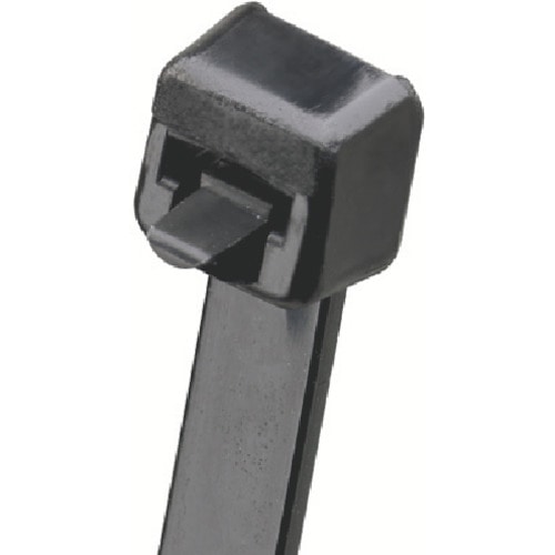 パンドウイット　リリースタイ　取り外し可能ナイロン結束バンド　耐熱性黒１０００本＿