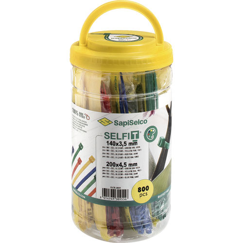 ＳａｐｉＳｅｌｃｏ　バケットケーブルタイ　カラーミ＿