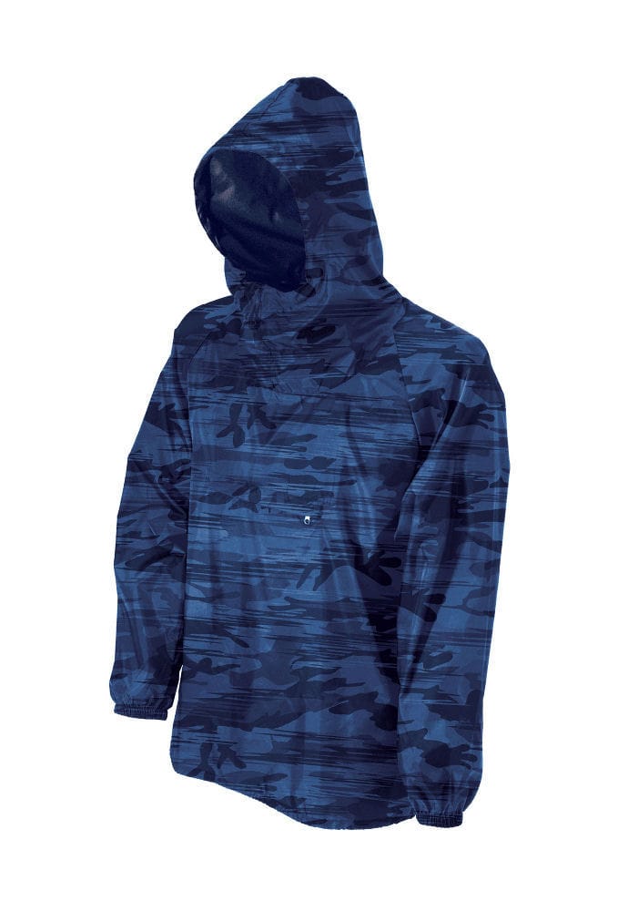 迷彩ヤッケ　ブルーカモ　ＬＬ　２２７４