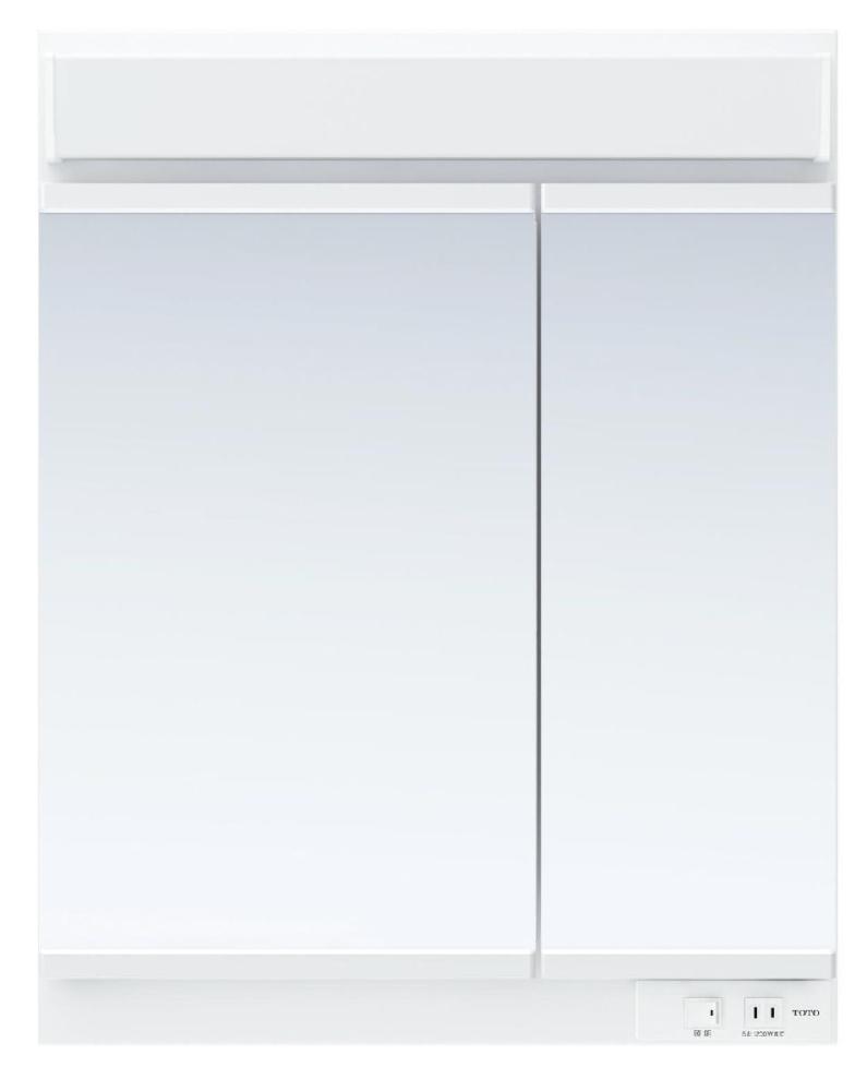 ＴＯＴＯ　洗面化粧台（ＫＺ用）　間口６００　二面鏡　ＬＥＤ　ＬＭＣＣ０６０Ａ２ＧＥＣ１Ｇ