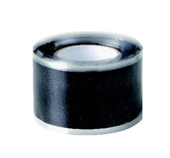 ピッタリ自己融着テープ　２５ｍｍ×２ｍ　ブラック