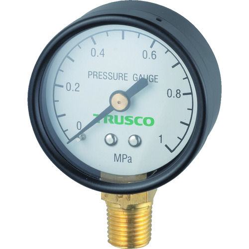 ＴＲＵＳＣＯ　圧力計　表示板径Φ４０　立型口径Ｒ１／８表示　＿