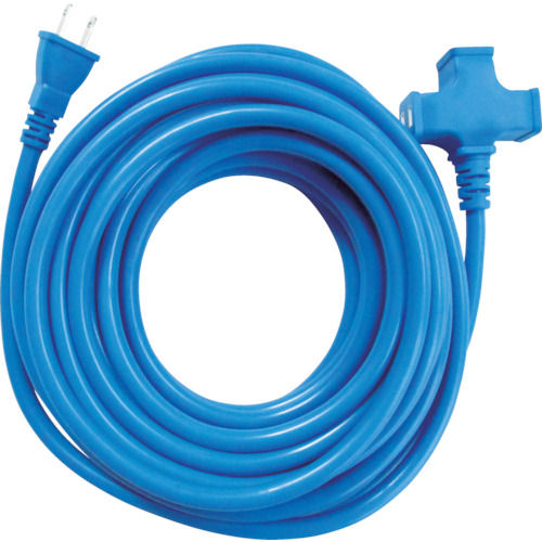 スターライト　３個口超ソフト延長コード　ブルー　＿