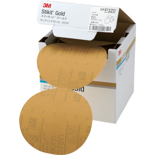 ３Ｍ　スティキット　ゴールドディスクロール　穴なし　＃３２０　１２５ｍｍ径　＿