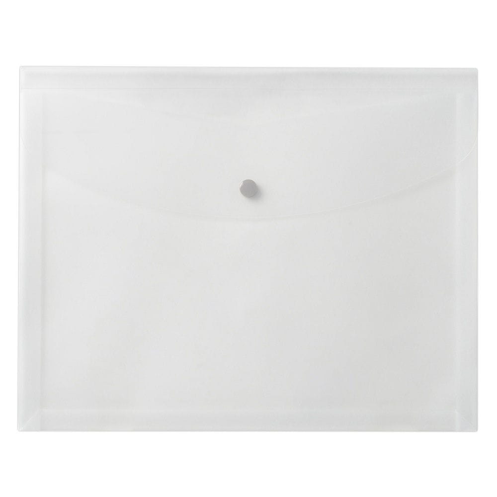 プラス　ホルダー　ポケット付エンベロープ　マチ付ヨコ型クリアー　ＦＬ－１２１ＣＨ