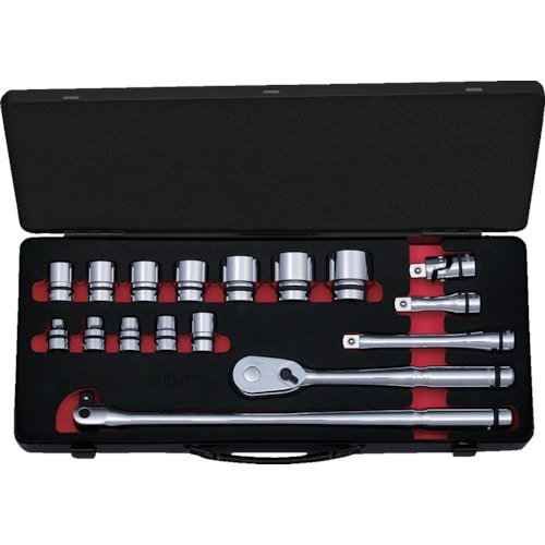 ネプロス　１２．７ｓｑ．ソケットレンチセット［１７点］（ケース付き）　＿