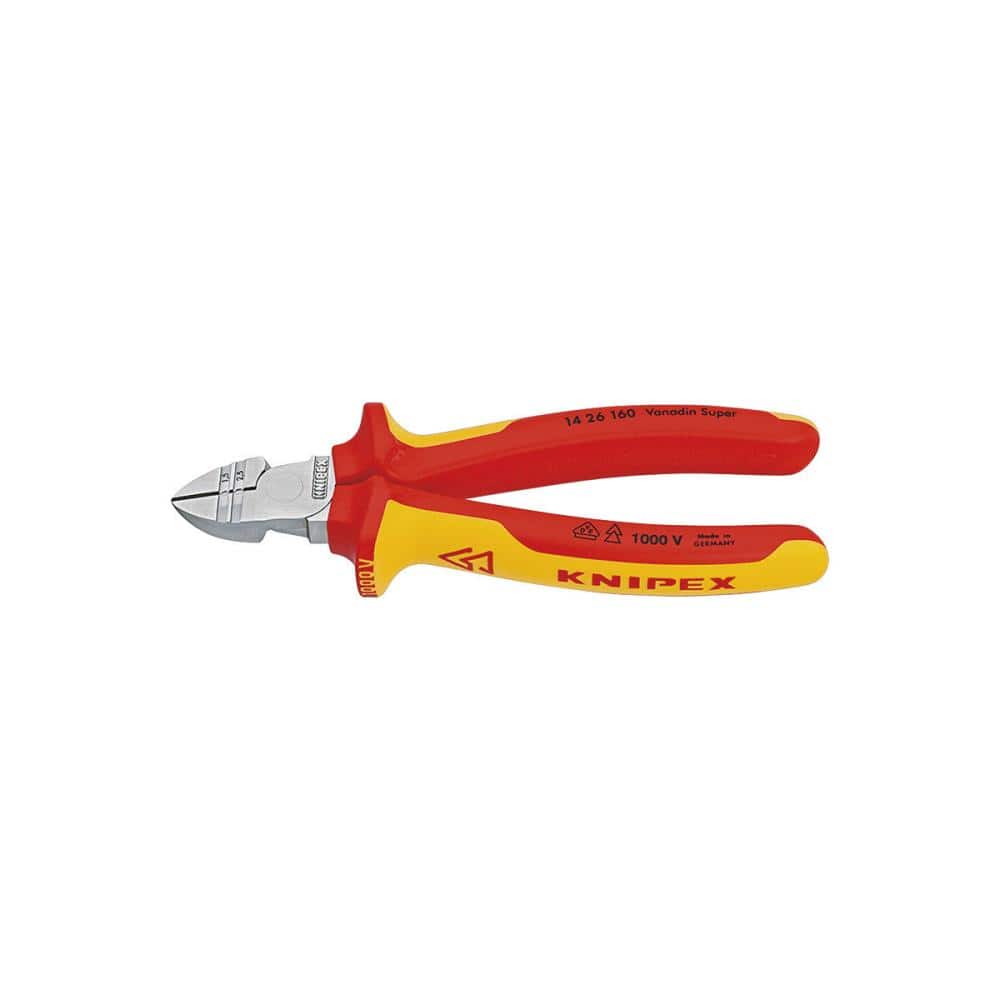 ＫＮＩＰＥＸ（クニペックス）　１０００Ｖ　絶縁ニッパー　穴付）　１６０ｍｍ　１４２６－１６０