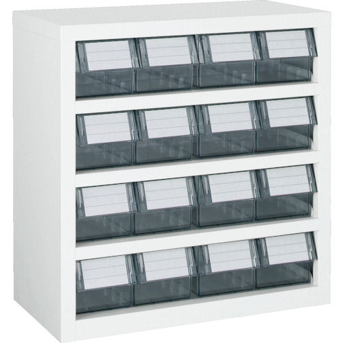 ＴＲＵＳＣＯ　横型バンラックケースＭ型　５９２Ｘ３０７ＸＨ６０９　４列４段　Ｗ＿