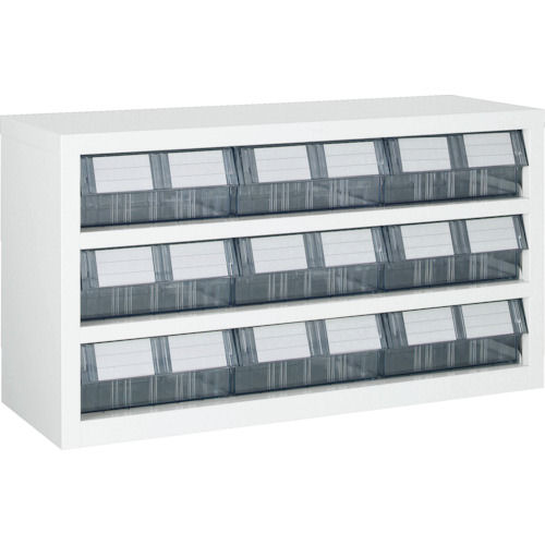 ＴＲＵＳＣＯ　横型バンラックケースＭ型　８５４Ｘ３０７ＸＨ４６８　３段３列　Ｗ＿