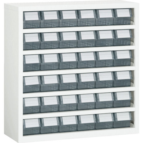 ＴＲＵＳＣＯ　横型バンラックケースＭ型　８５４Ｘ３０７ＸＨ８９０　６列６段　Ｗ＿