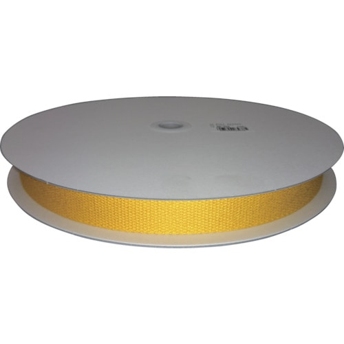 ユタカメイク　平ベルトアクリルカラー　２５ｍｍ×２５ｍ　イエロー　＿