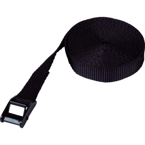 ＴＲＵＳＣＯ　簡易結束ベルト　２５ｍｍＸ２ｍ　黒　＿