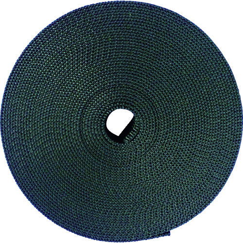 ＴＲＵＳＣＯ　ナイロン平ベルト　１．６ｔ×３０ｍｍ×１０ｍ　黒　＿