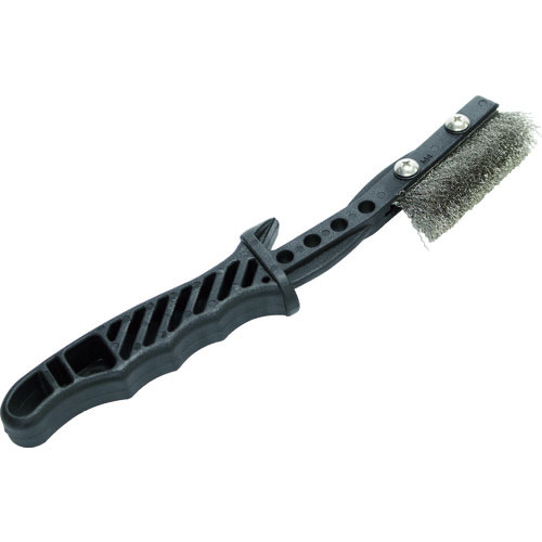 ＴＲＵＳＣＯ　チャンネルブラシ　ＥグリップＩ型　ステンレス　ＳＵＳ３０４　＿