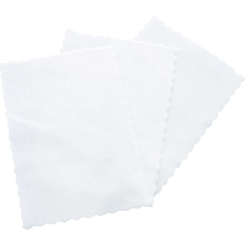 ＴＲＵＳＣＯ　磨き拭き取りネルクロス　１０５Ｘ１５５ｍｍ　３枚入　＿