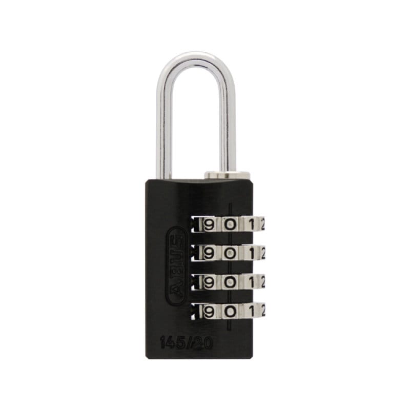 ＡＢＵＳ　ナンバー可変式４段ダイヤル南京錠　１４５－４ｄ　２０　ＢＫ　＿