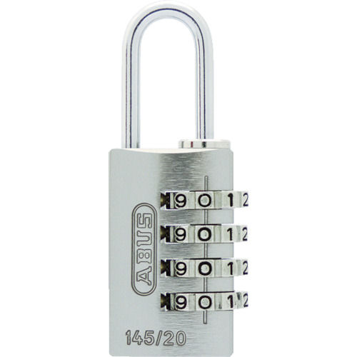 ＡＢＵＳ　ナンバー可変式４段ダイヤル南京錠　１４５－４ｄ　２０　ＳＩ　＿