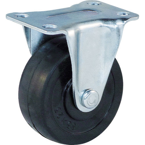 ＴＲＵＳＣＯ　ＴＹＧシリーズ　固定　ゴム車　６５ｍｍ　＿