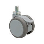 東海　ねじ込み双輪キャスター　１００径　自在Ｓ付　Ｍ８ｘ１．２５　＿