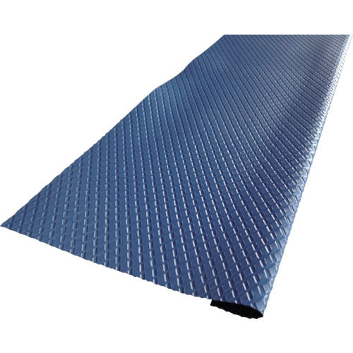 ワニ印　階段養生カバー　ダイヤ階段（ソフト）　ブルー　１４枚入り　＿