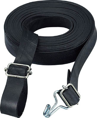 ＴＲＵＳＣＯ　ゴムロープ金具付き　Ｗフックバックル付　２０ｍｍＸ２．５ｍ　１本　＿