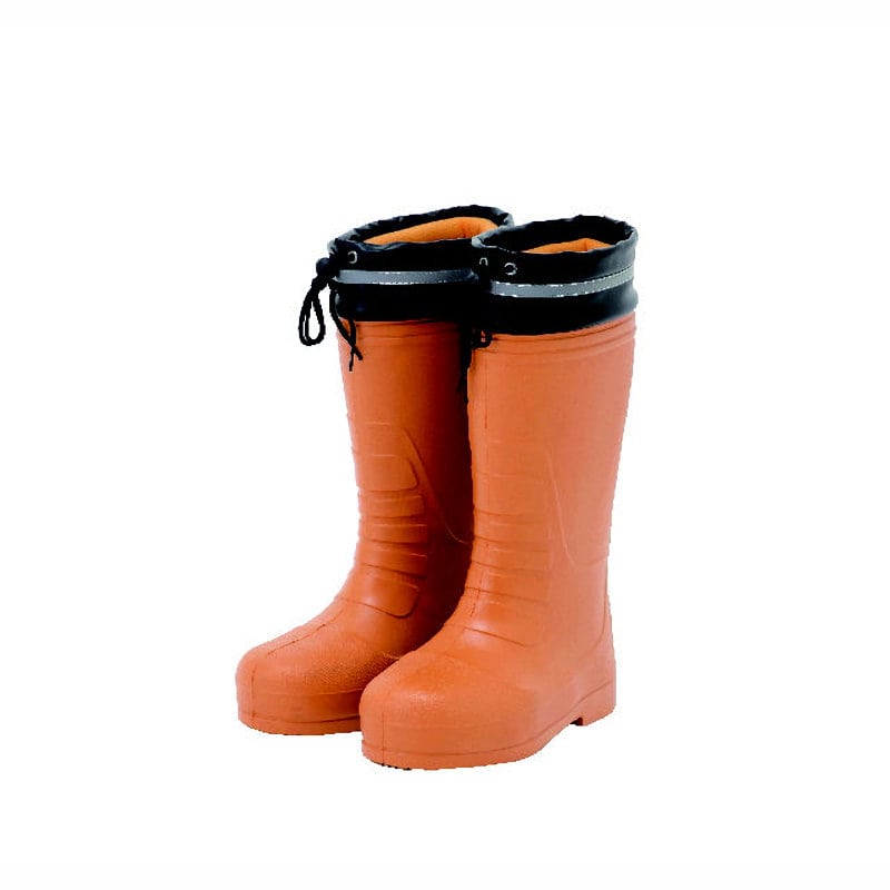 かる～い脱着インナー先芯入長靴　オレンジ　ＬＬ