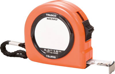 ＴＲＵＳＣＯ　メモプレート付コンベックス　ロックタイプ　１６ｍｍ幅　５．５ｍ＿