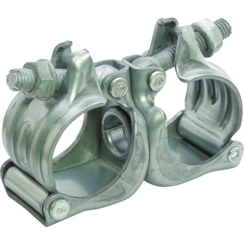 ＴＲＵＳＣＯ　ＺＡＭ製　単管同径クランプ　自在　ファイ４８．６Ｘファイ４８．６＿