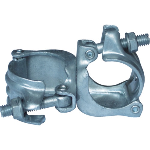 ＴＲＵＳＣＯ　ドブめっき　単管同径クランプ　直交　ファイ４８．６Ｘファイ４８．６＿