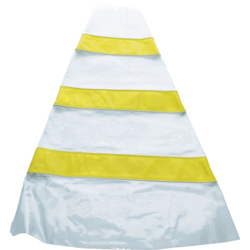 ＴＲＵＳＣＯ　安全コーン用反射材後付けカバー　反射材黄色＿