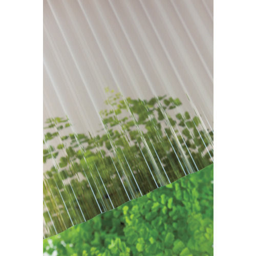 タキロン　ポリカ波板熱線カット　３２波　６尺　４５５０ブルースモークマット