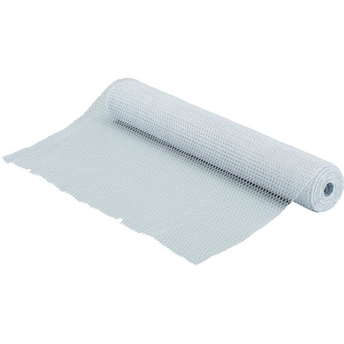 ＴＲＵＳＣＯ　ビニール亀甲金網　白　線径０．４５Ｘ目１０　９１０Ｘ２５ｍ巻＿