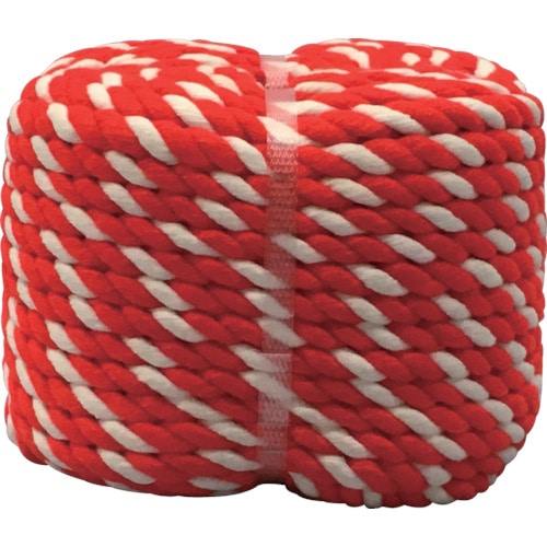 ユタカ　アクリルロ－プ万能パック　９Ｘ３０ｍ　紅白＿