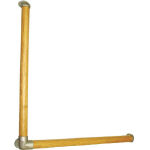 オムソリ　ＯＭＳＯＲＧ　いたわりエコ手すりディンプルＬ型　３５×４５０＿