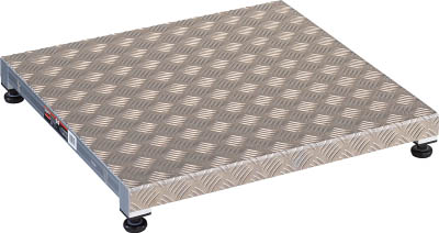 ＴＲＵＳＣＯ　低床式アルミ製ステップ　６００Ｘ６００ＸＨ９０～１２０＿