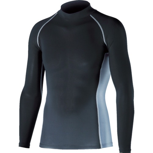 おたふく　冷感・消臭　パワーストレッチ長袖ハイネックシャツ　ホワイト　Ｓ＿