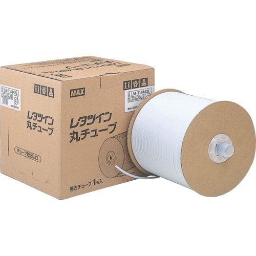 ＭＡＸ　チューブマーカー　レタツイン　ドラム式　チューブ白　内径４．２ｍｍ＿