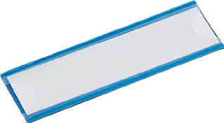 ＴＲＵＳＣＯ　マグネット式見出しプレート　４０Ｘ１１０　青　１０枚入＿