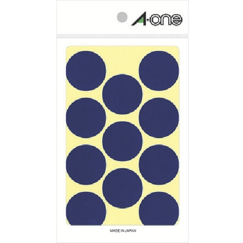 ３Ｍ　エーワン　カラーラベル　丸型　３０ｍｍΦ　青　（１４枚入）＿
