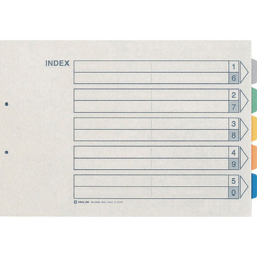 キングジム　カラ－インデックス＿