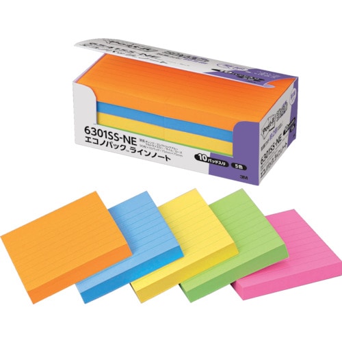 ３Ｍ　ポスト・イット　強粘着ラインノート　６３０１ＳＳ－ＮＥ＿
