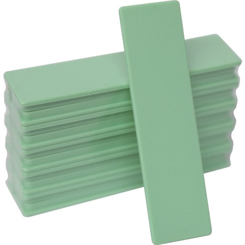 日本統計機　マグネット式片面名札２２Ｘ８２　１０個入り緑＿