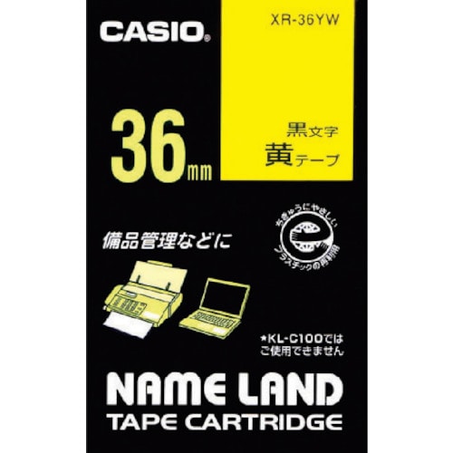 カシオ　ネームランド用テープカートリッジ　粘着タイプ　３６ｍｍ＿