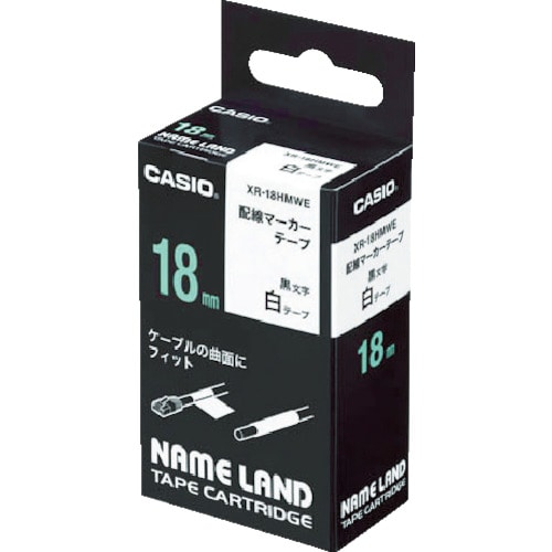 カシオ　ネームランド用配線マーカーテープ１８ｍｍ＿