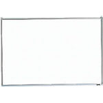 ＴＲＵＳＣＯ　スチール製ホワイトボード　白暗線入り　６００Ｘ９００＿